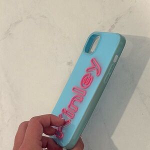 Blue and Pink Phone Case